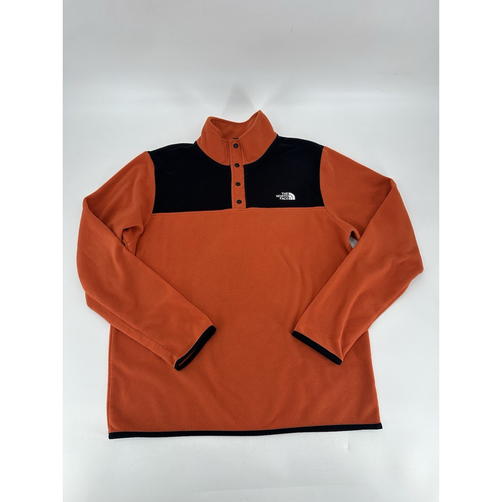 The North Face Pullover 1/2 Button Snap Outdoor Fleece Sweater Men's Size Large